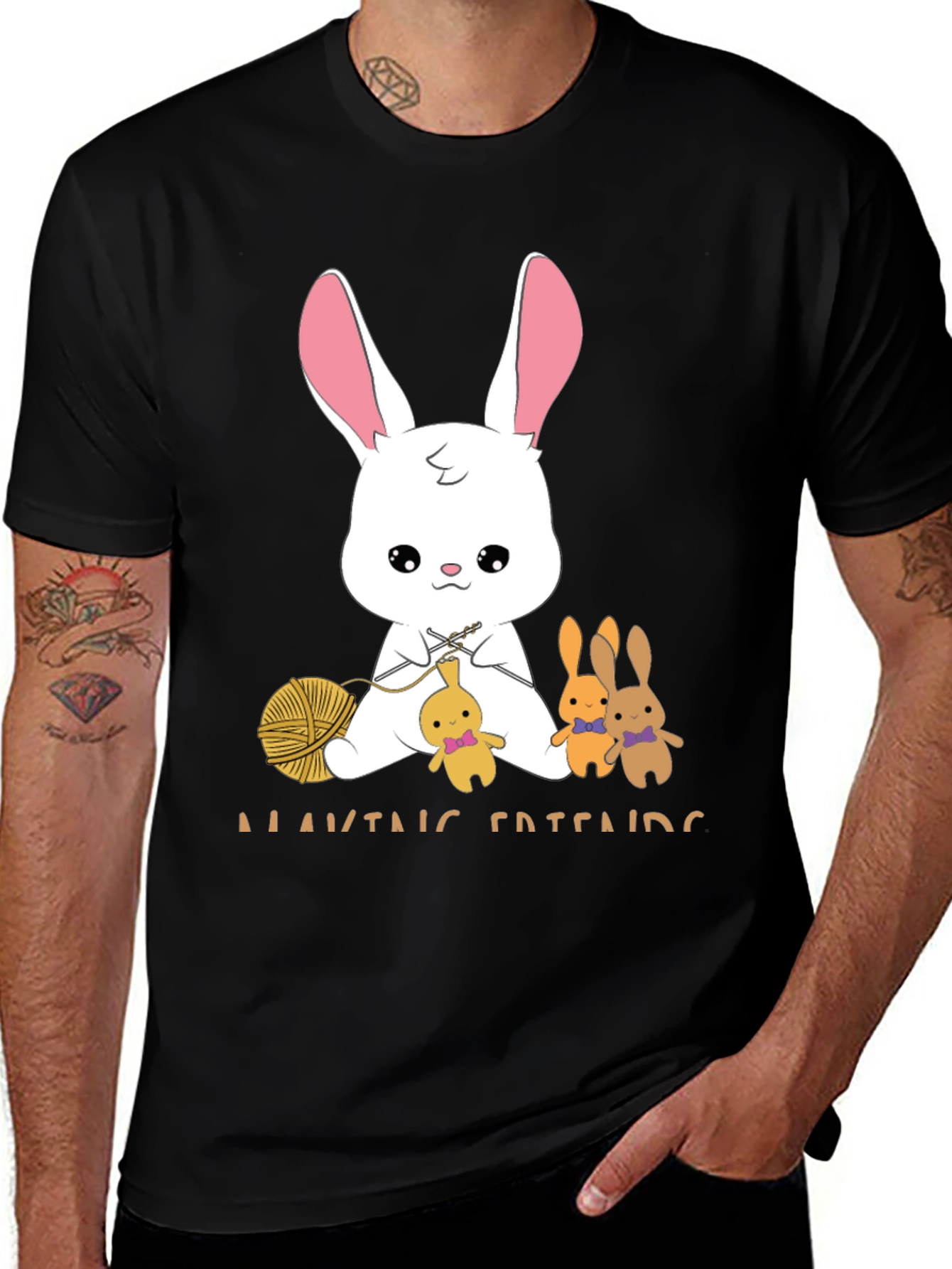 Variant 12 of Making Friends Bunny T-Shirt