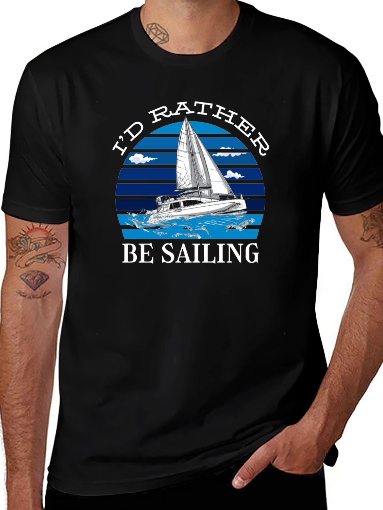 I'd Rather Be Sailing T-Shirt