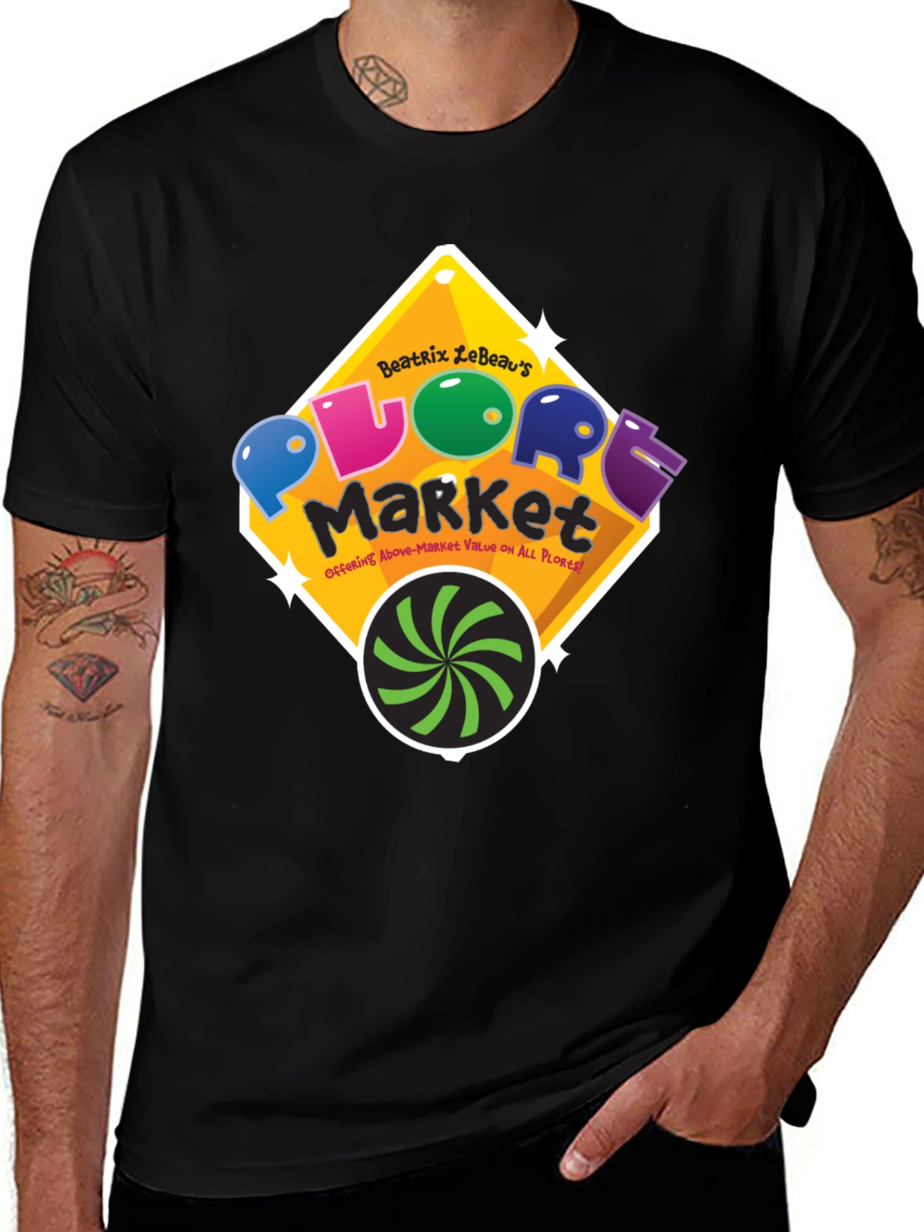 Variant 10 of Plort Market T-Shirt