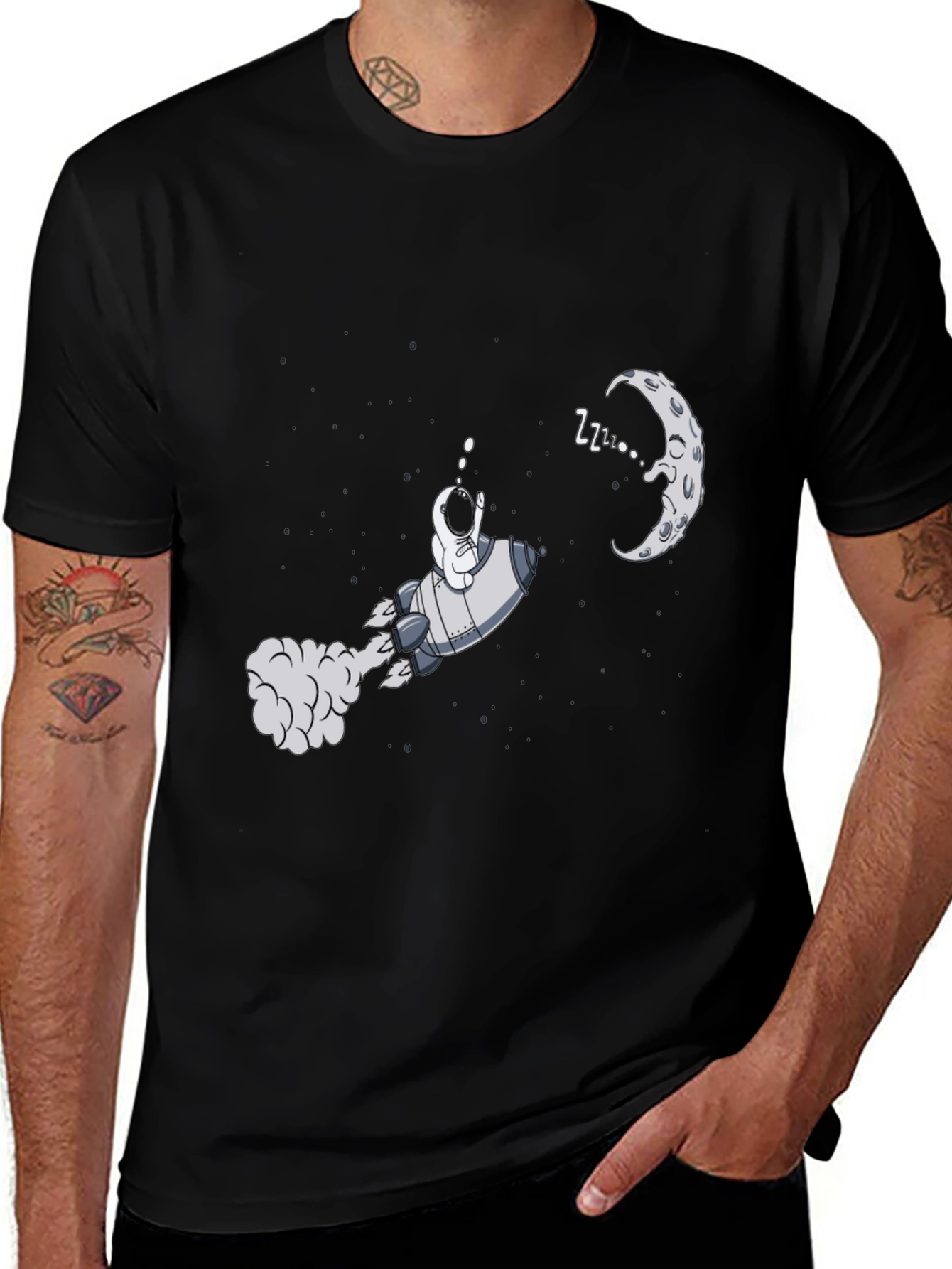 Variant 19 of Dreamy Astronaut T-Shirt - Space Adventure