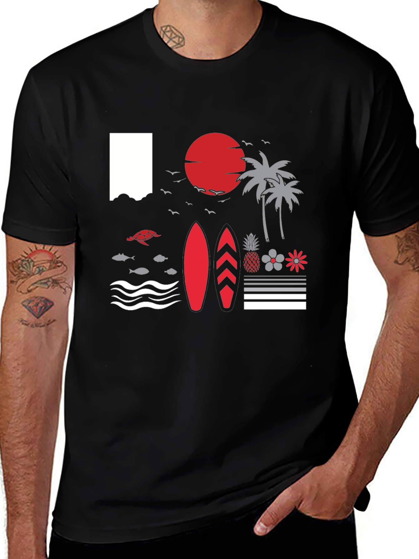 Variant 23 of Tropical Graphic Tee