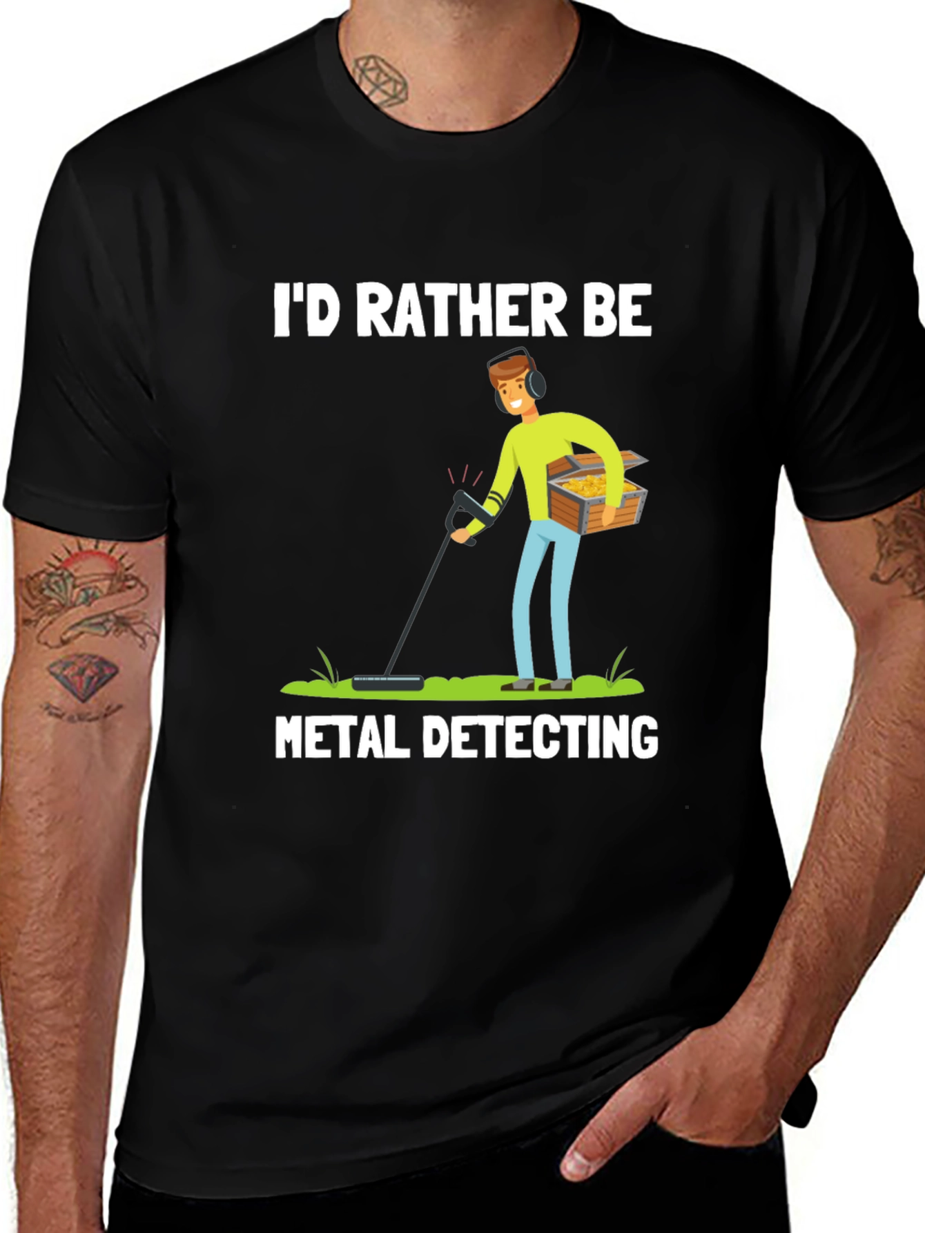 Variant 26 of Metal Detecting Graphic Tee