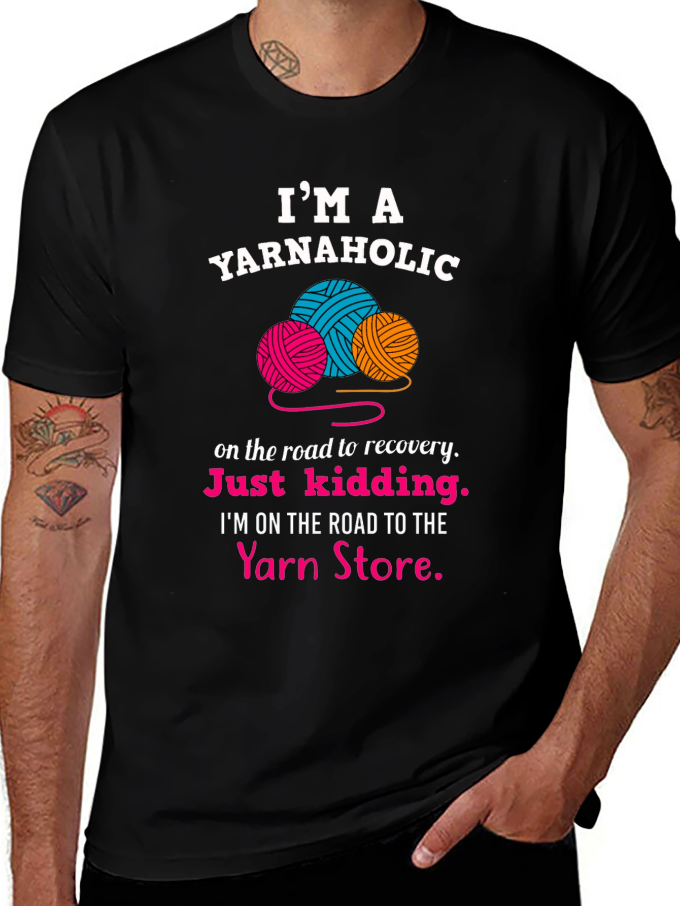 Variant 3 of I'm A Yarnaholic Graphic T-Shirt