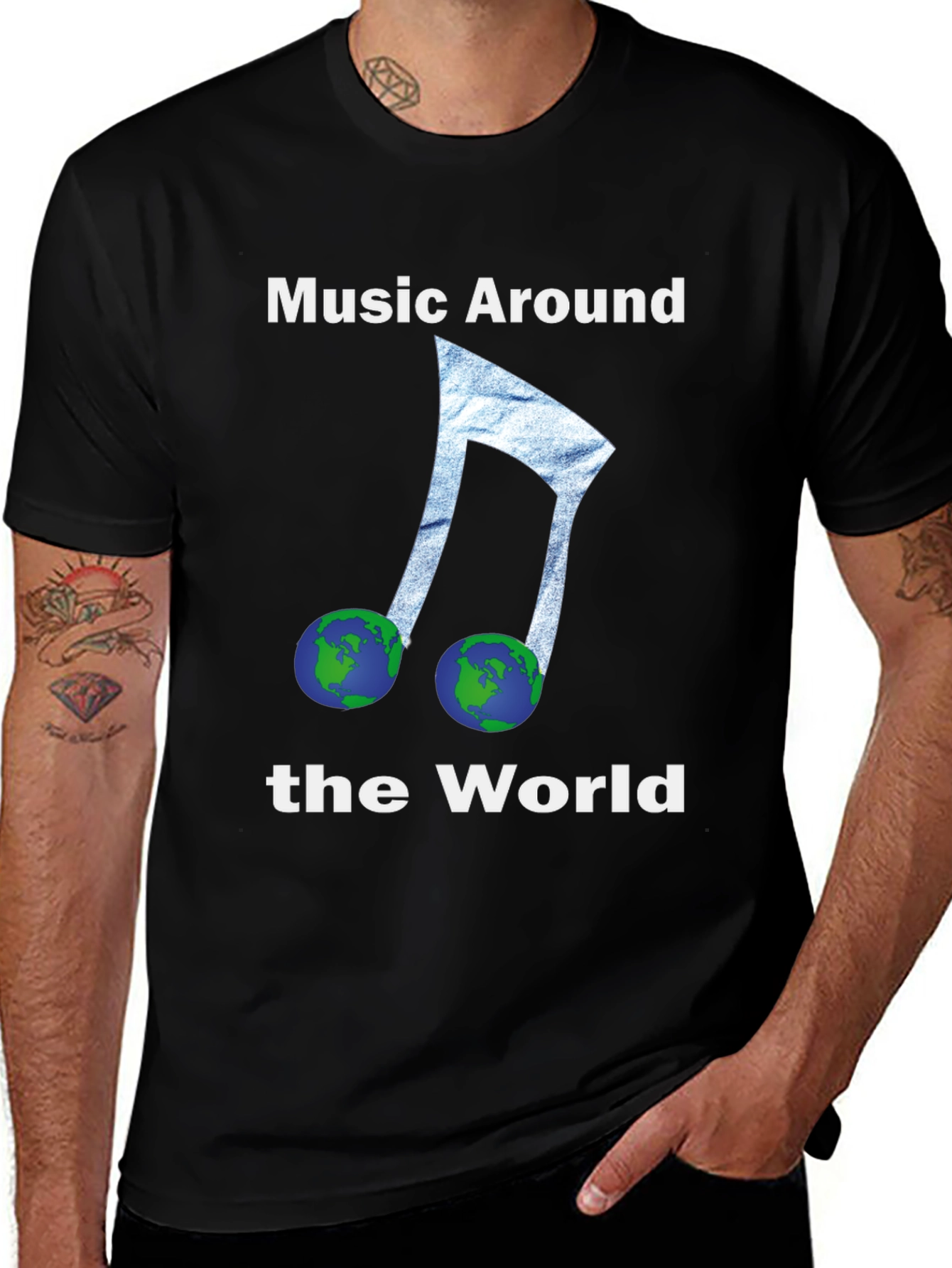 Variant 27 of Music Around the World Graphic Tee