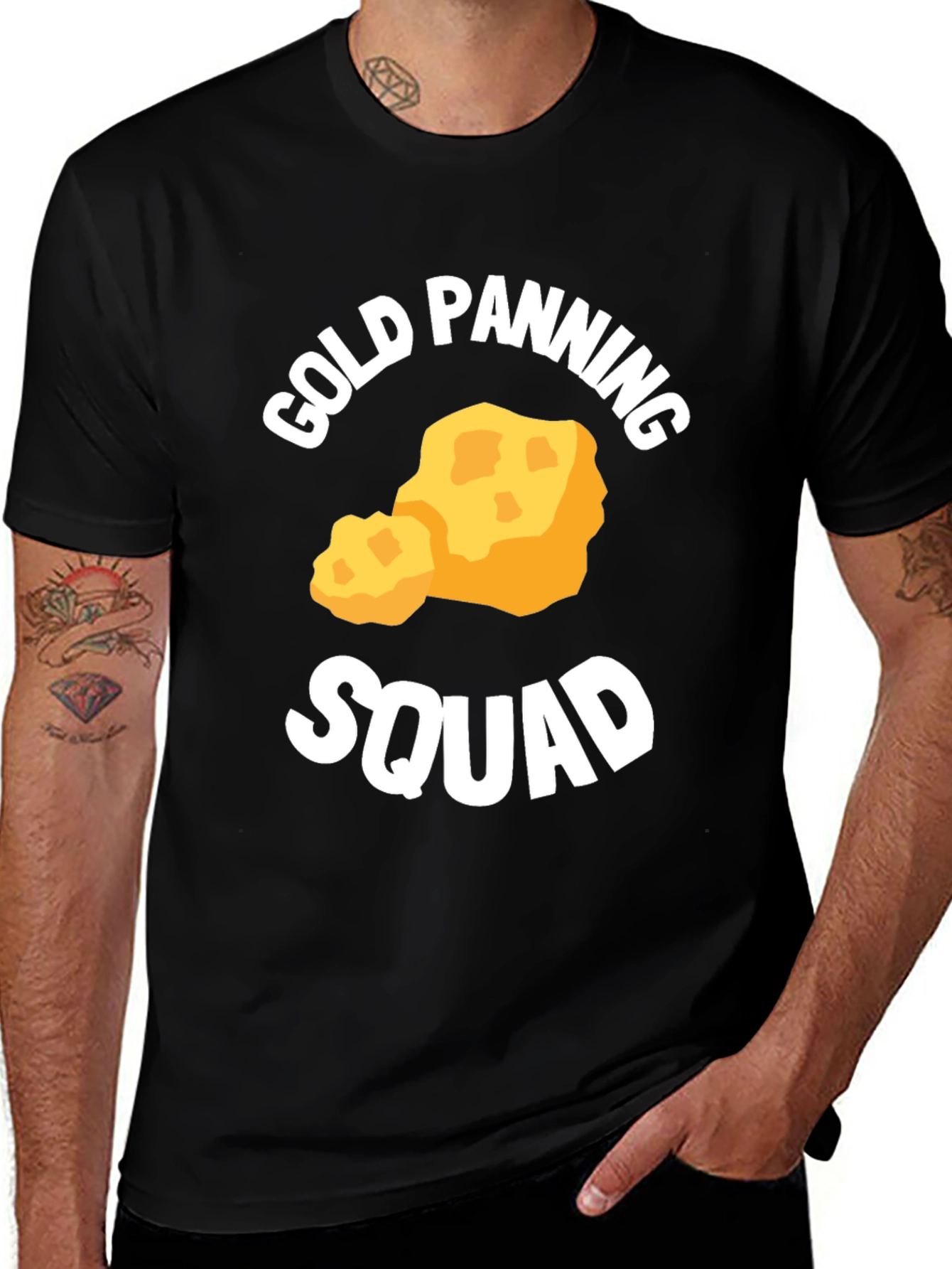 Gold Panning Squad Graphic T-Shirt