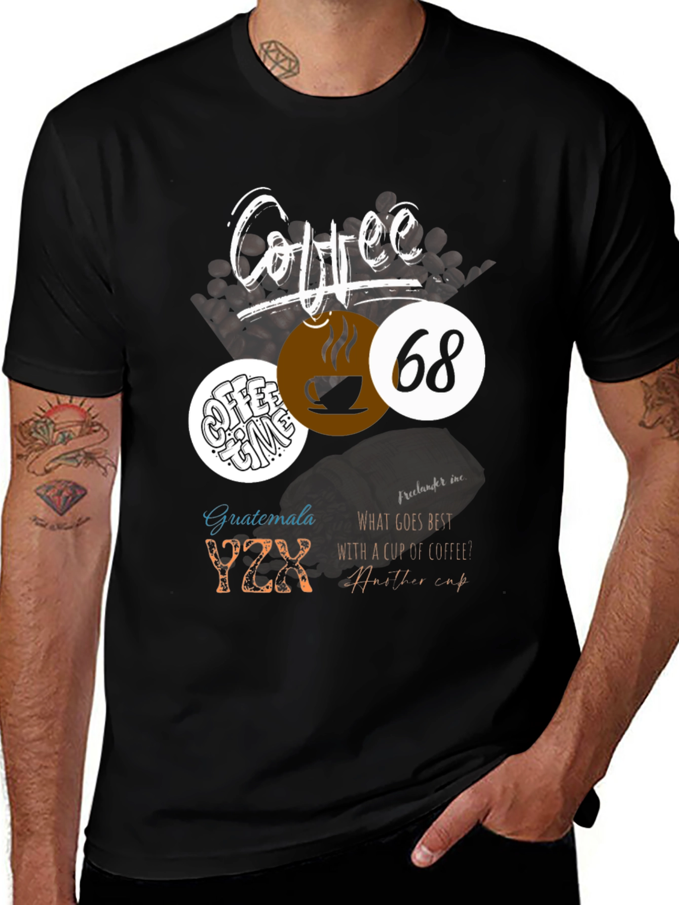Variant 30 of Coffee Lover Graphic Tee - Guatemala YZX