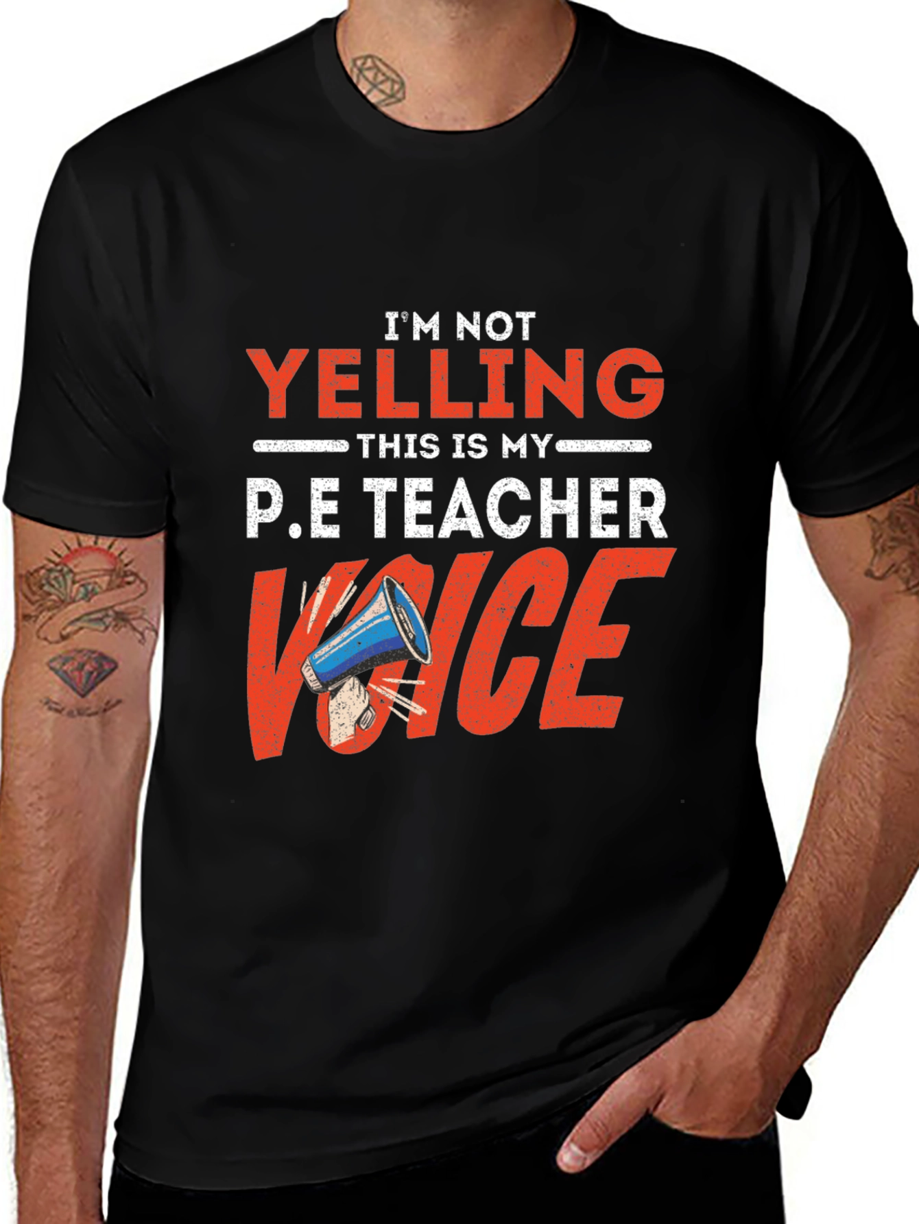 P.E. Teacher Voice Graphic Tee