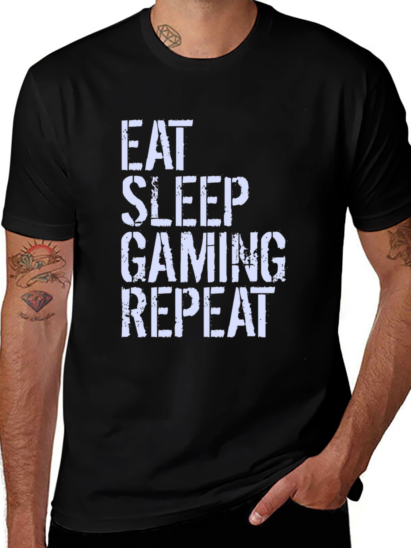 Variant 24 of Eat Sleep Gaming Repeat T-Shirt