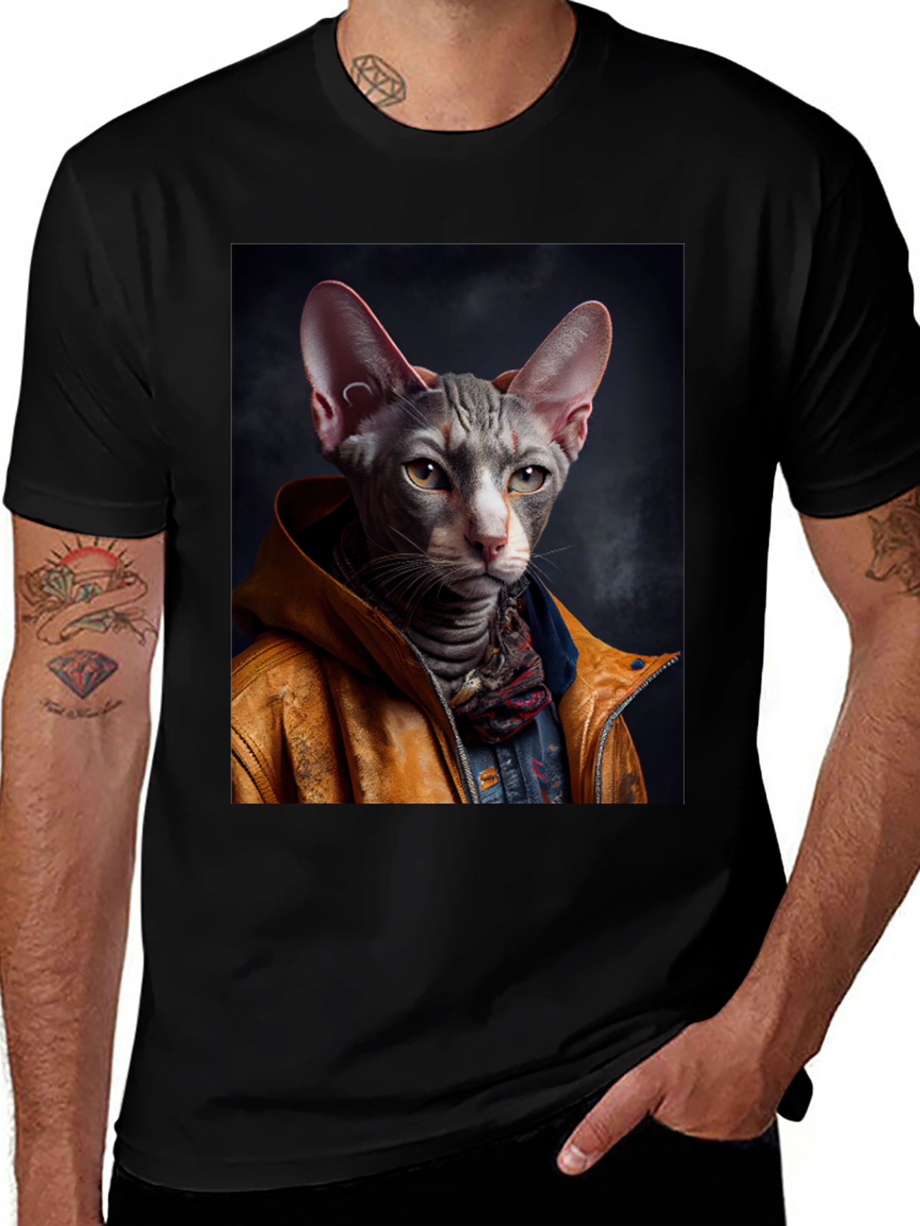 Variant 8 of Cool Cat T-Shirt - Unique Graphic Tee