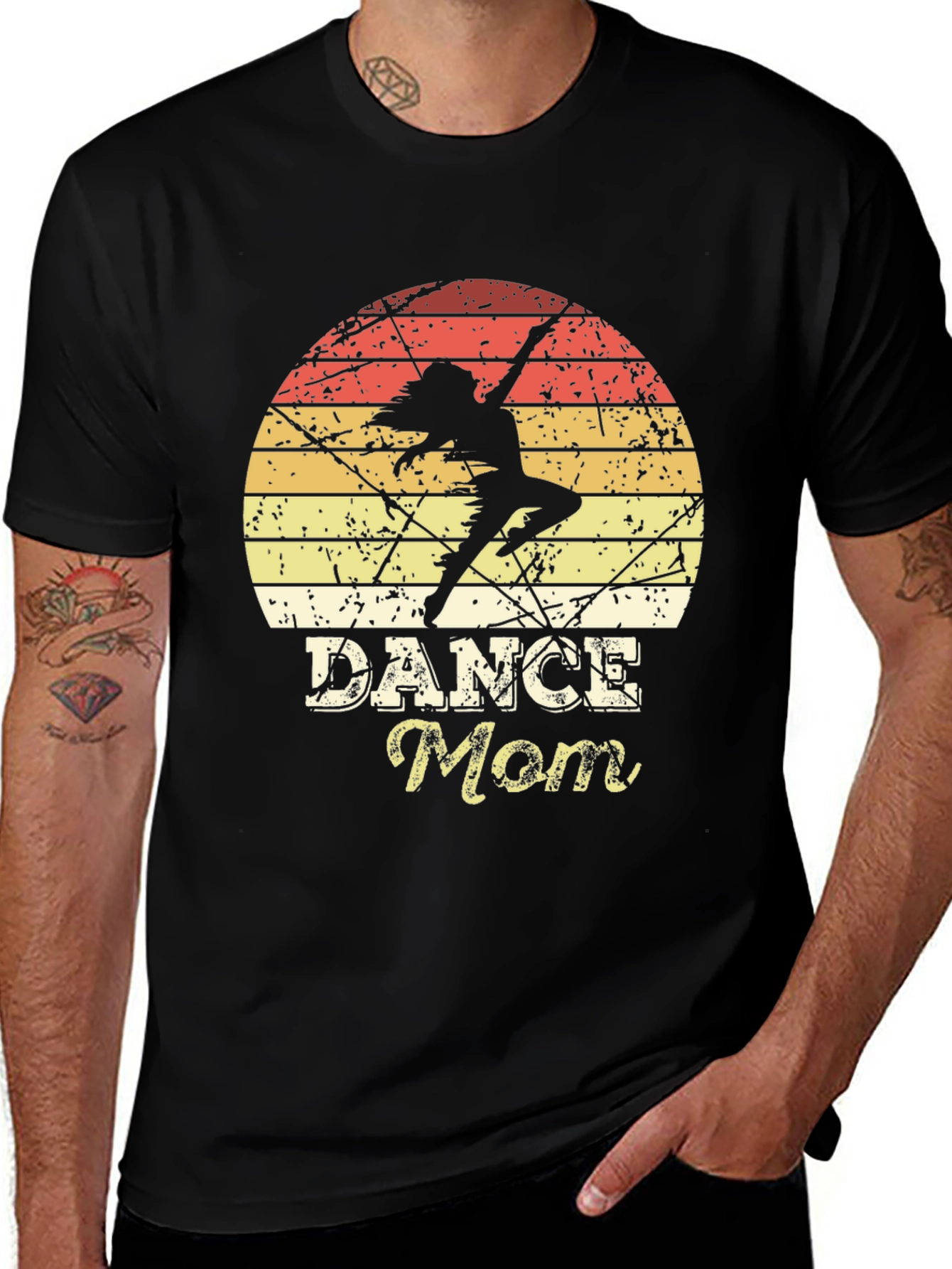 Dance Mom T-Shirt - Vintage Dancer Silhouette Tee