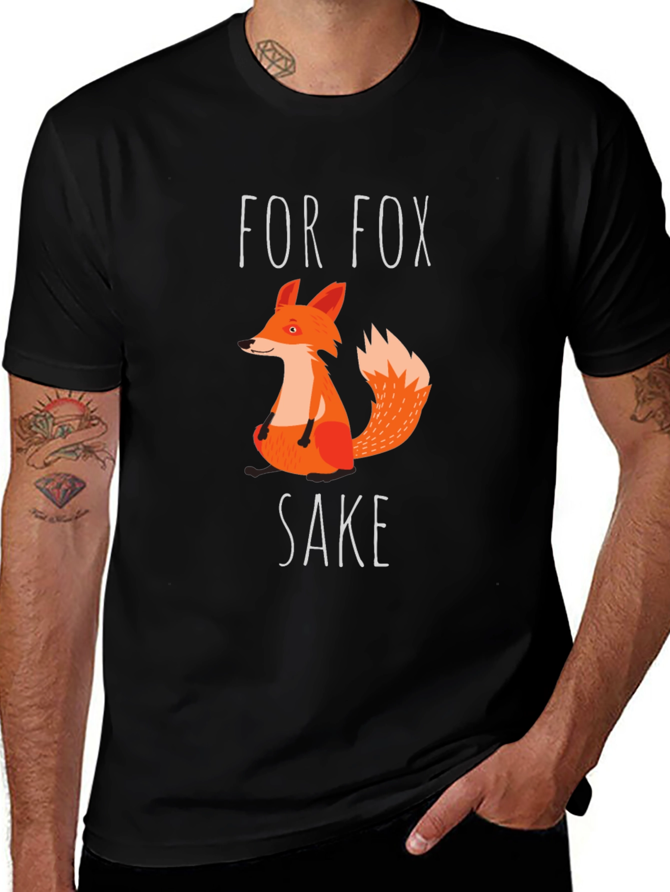 Variant 29 of For Fox Sake T-Shirt - Cute Animal Graphic Tee