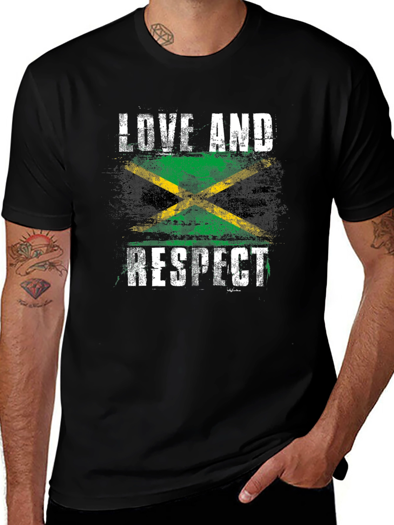 Jamaica Love & Respect Graphic T-Shirt