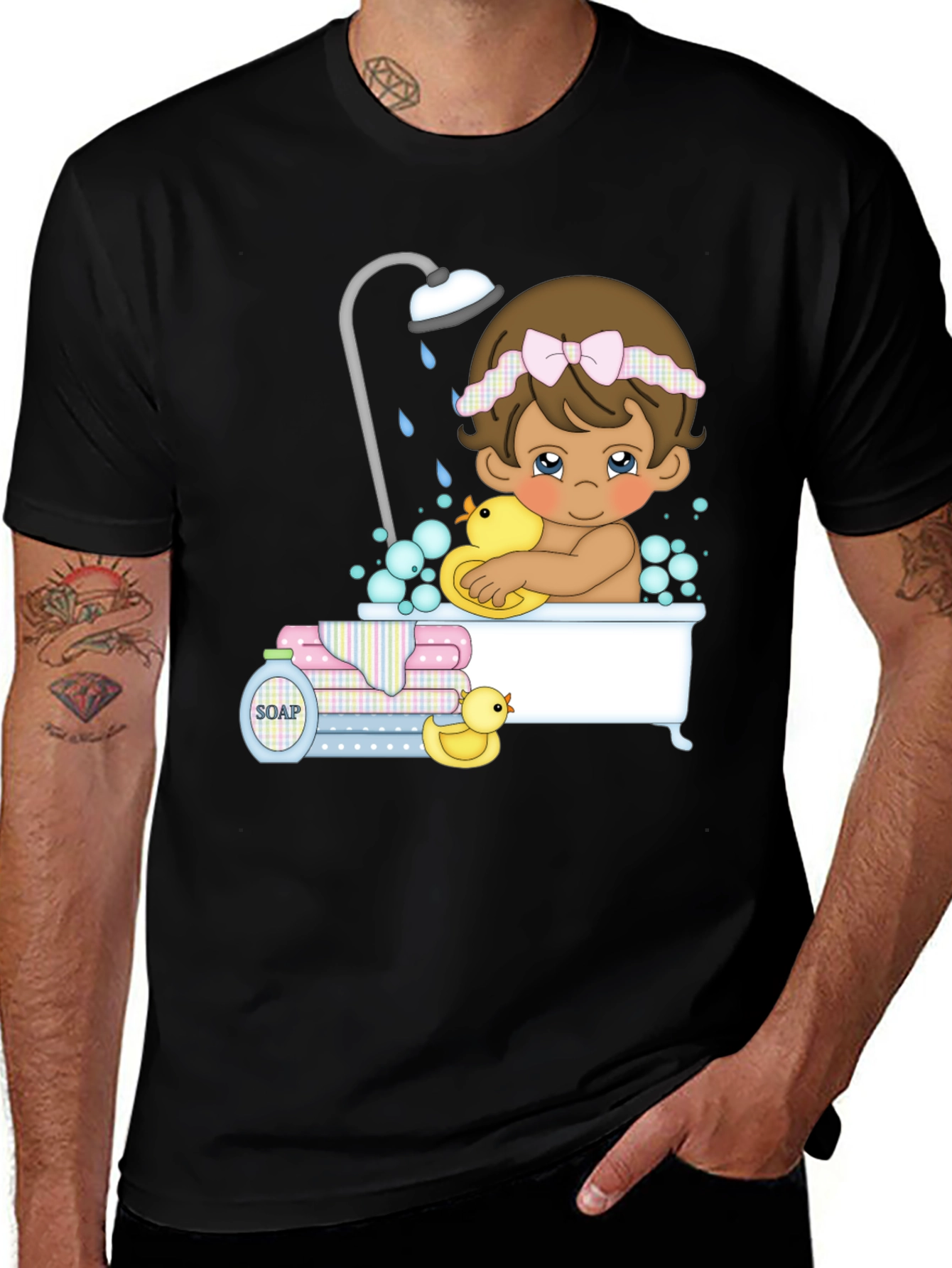 Variant 12 of Cute Baby Bath T-Shirt