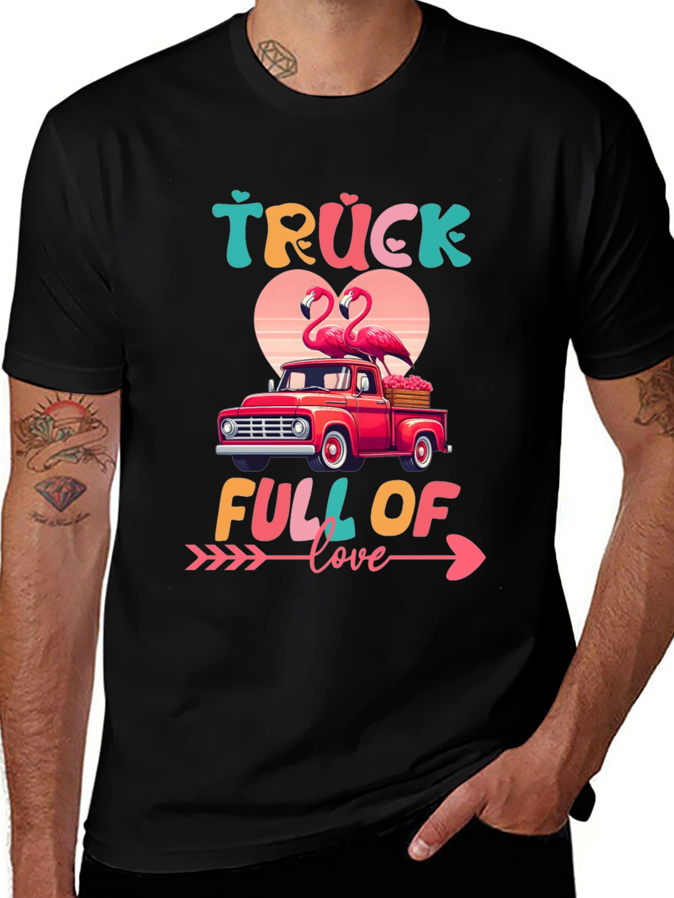 Variant 20 of Truck Full of Love Graphic Tee