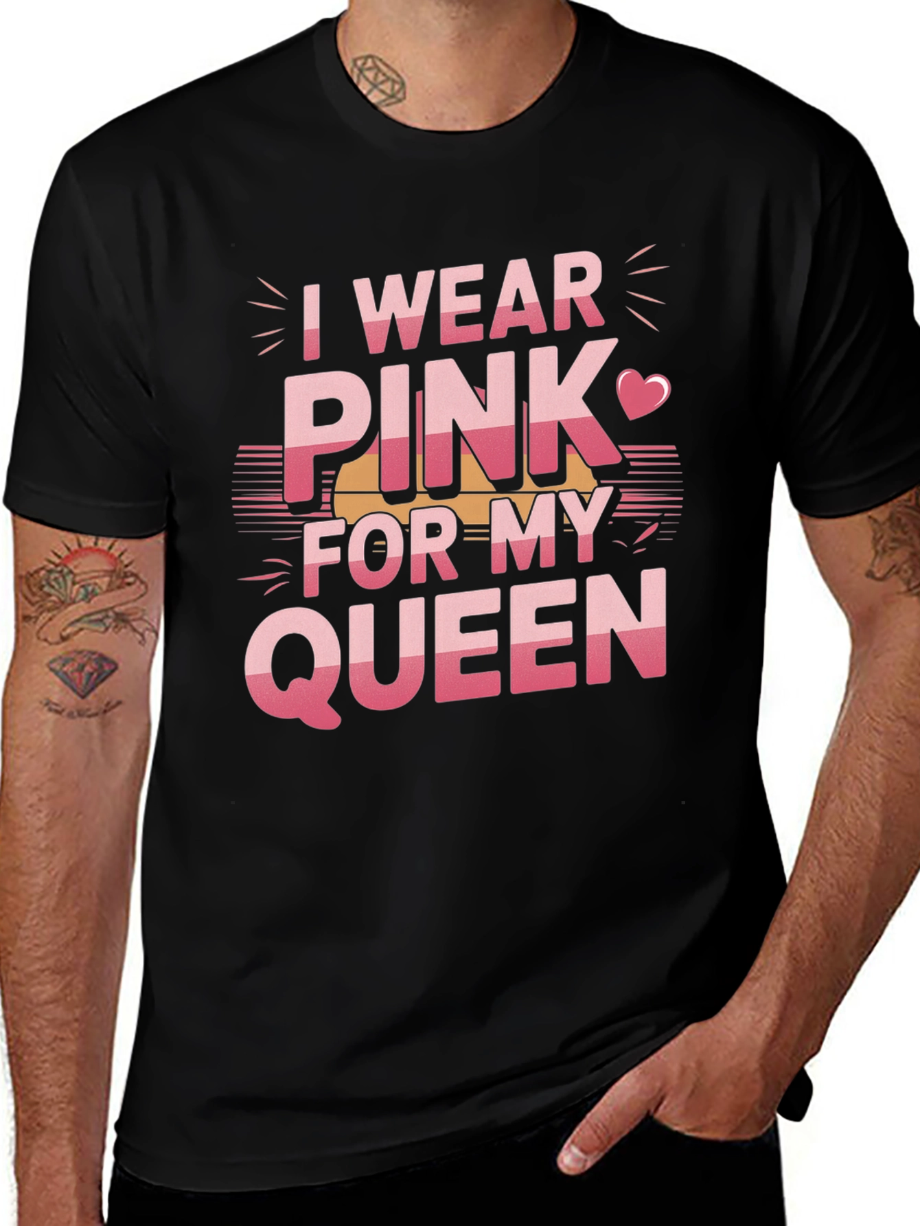 Variant 16 of I Wear Pink For My Queen T-Shirt