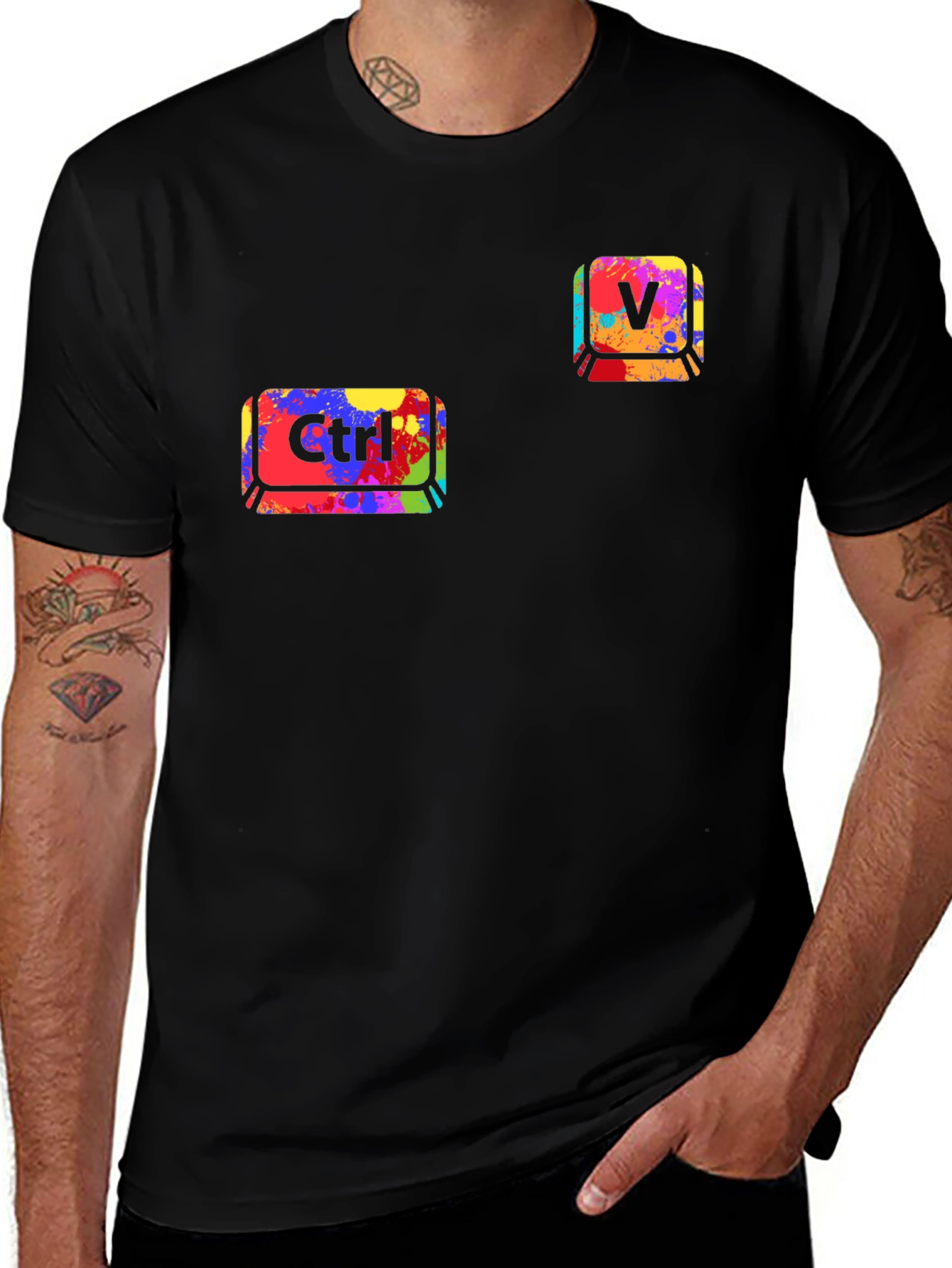 Ctrl+V T-Shirt - Copy Paste Graphic Tee