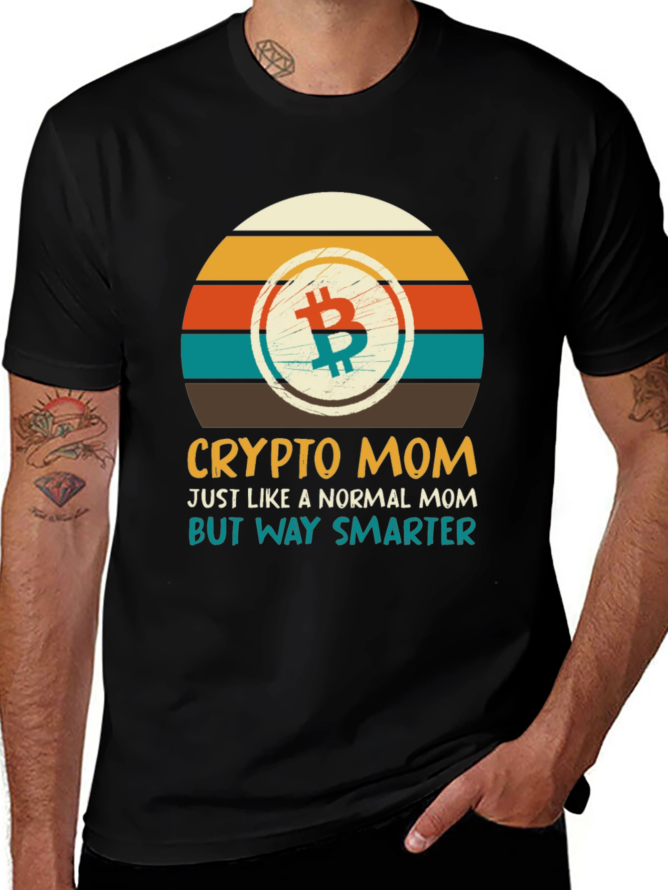 Crypto Mom T-Shirt - Smart Bitcoin Investor