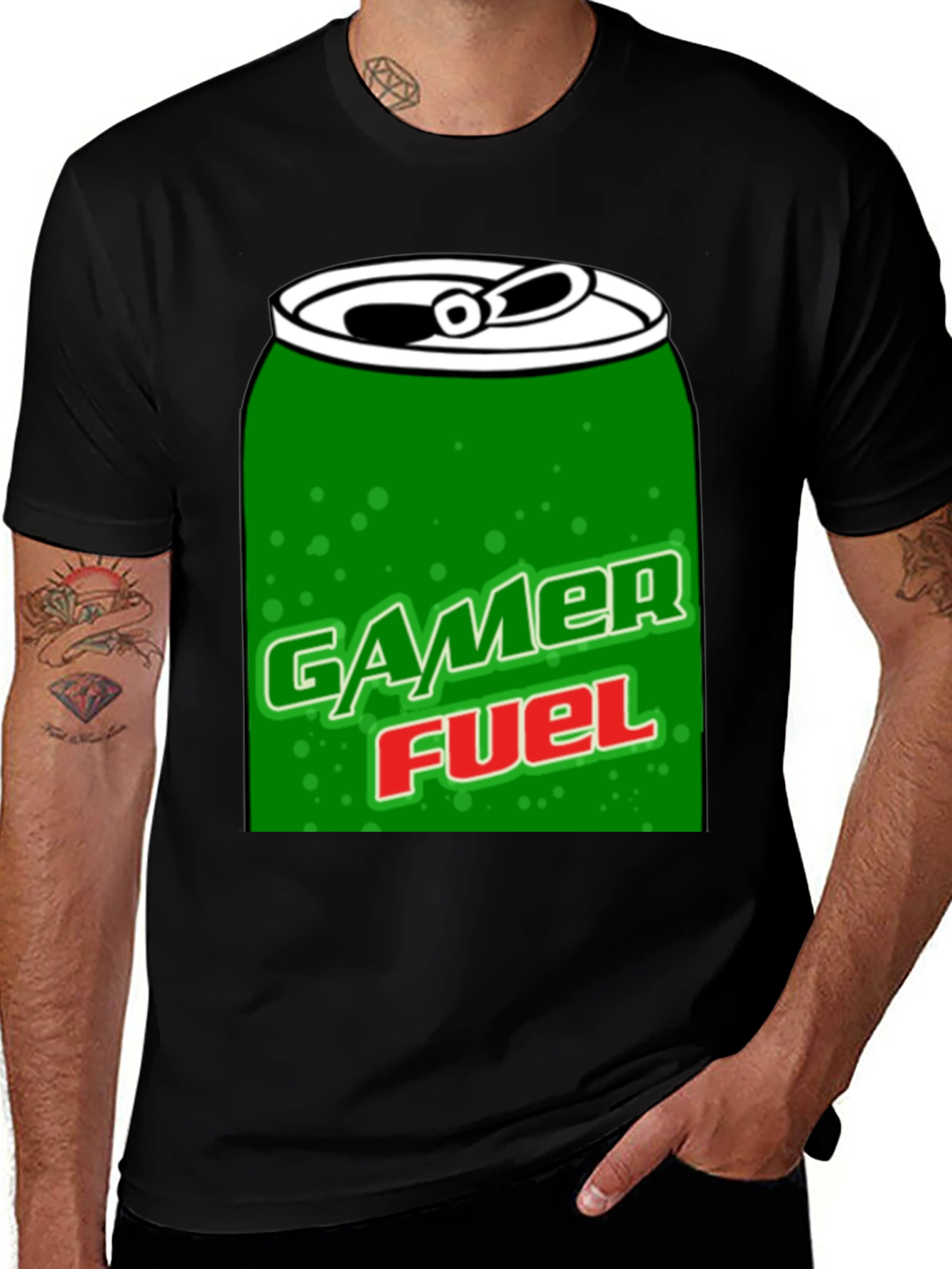 Variant 14 of Gamer Fuel T-Shirt - Play Hard, Stay Energized