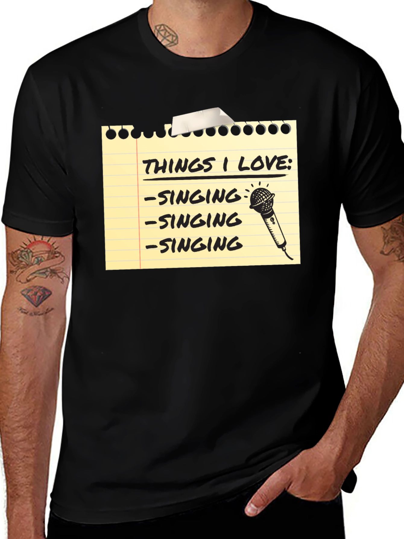 Variant 21 of Singing is My Jam - Novelty Tee