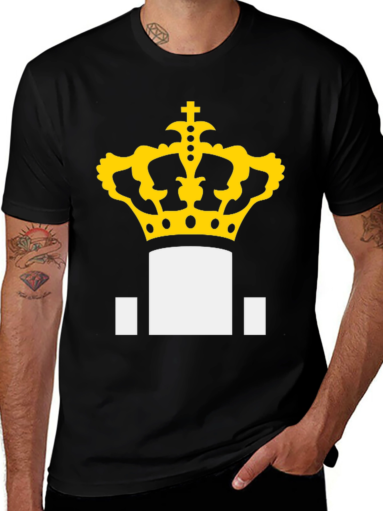 Variant 15 of Crown Graphic Tee - Royal Style
