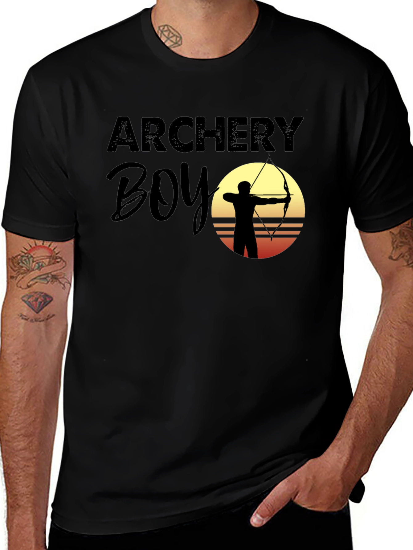Variant 19 of Archery Boy T-Shirt - Stylish Graphic Tee