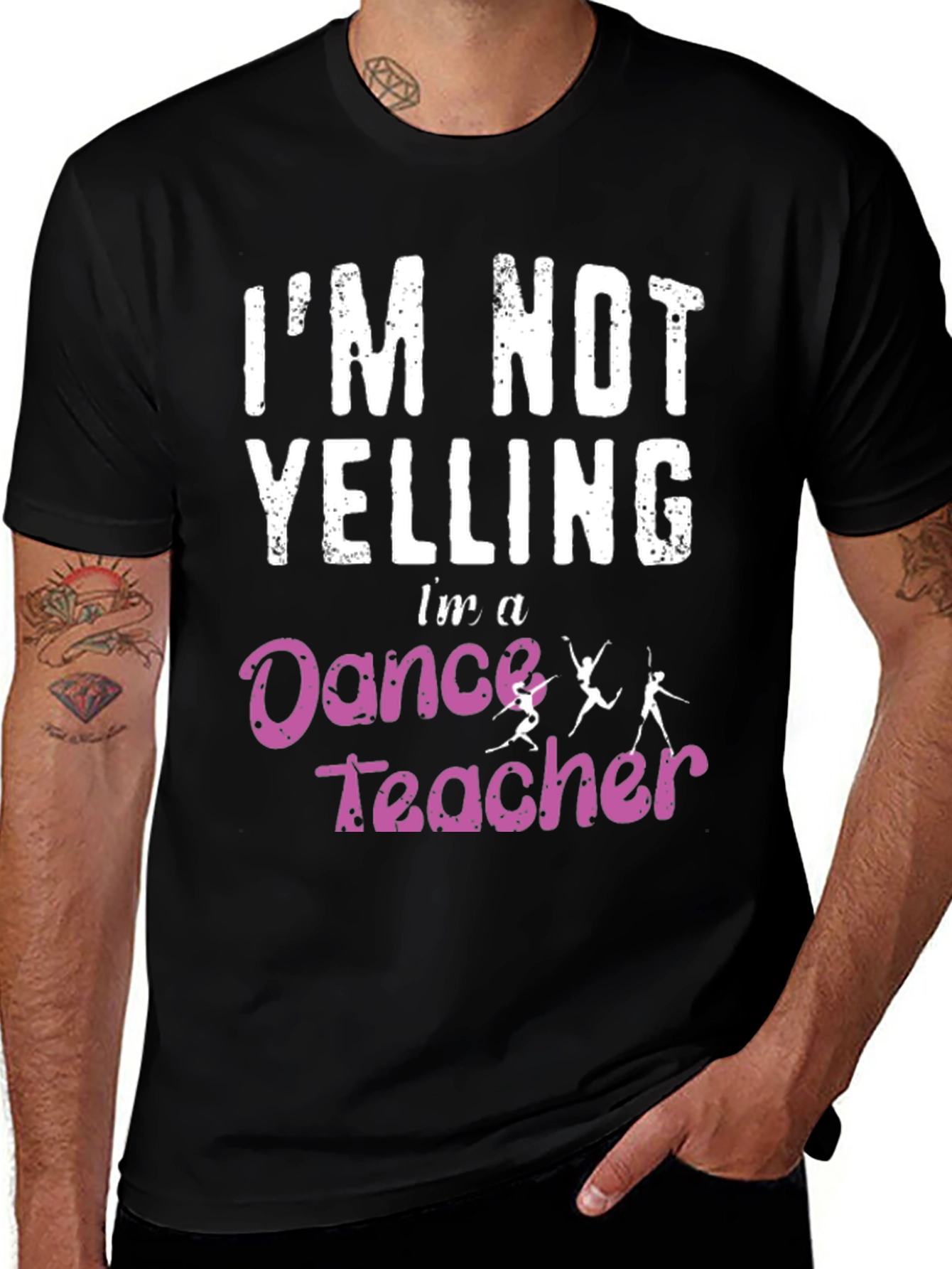 Variant 14 of Dance Teacher T-Shirt - I'm Not Yelling