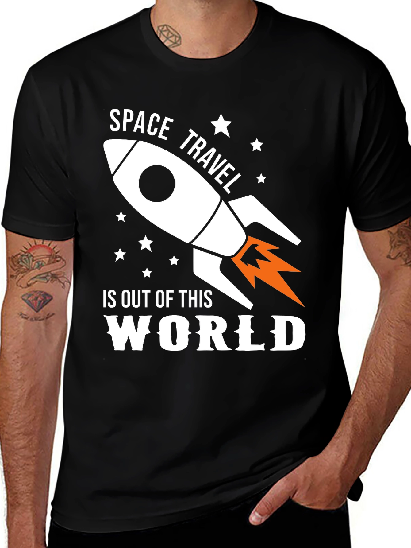 Variant 16 of Space Travel T-Shirt - Out of This World Design