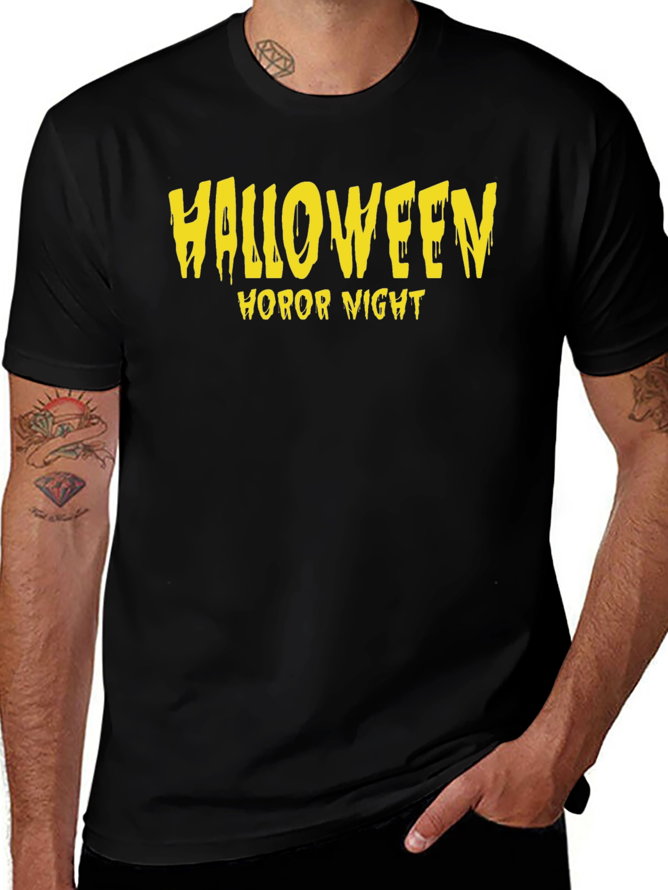 Halloween Horror Night Black T-Shirt