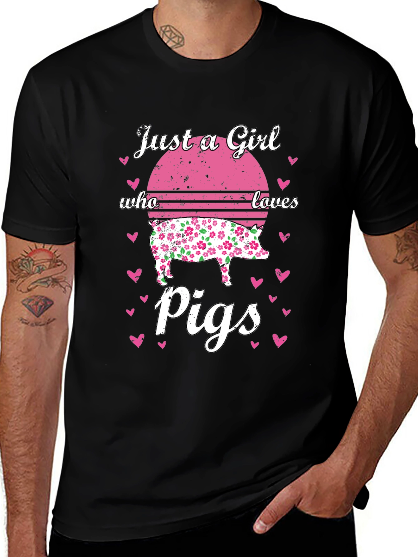 Variant 29 of Just A Girl Who Loves Pigs T-Shirt