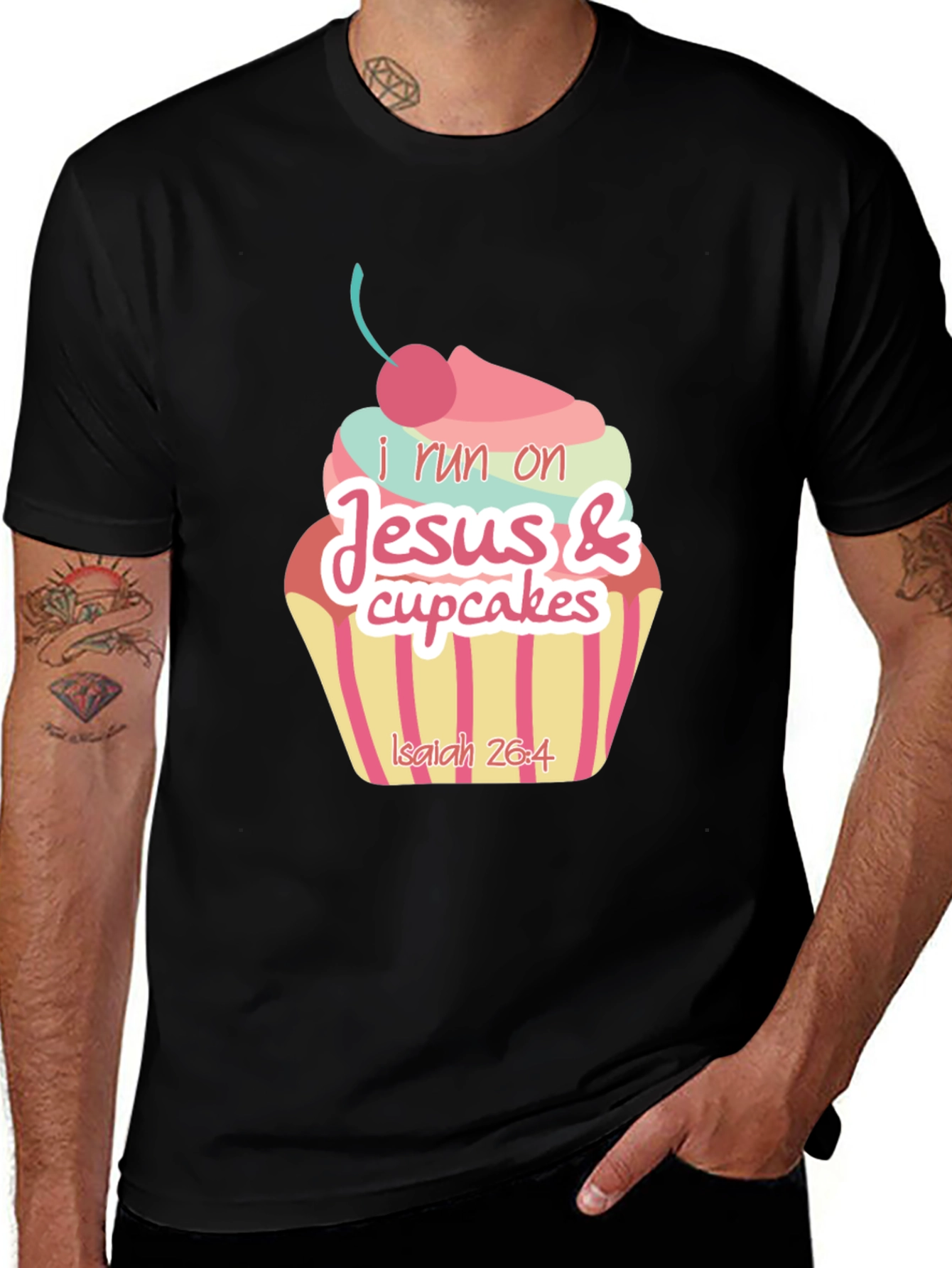 Jesus and Cupcakes T-Shirt - Christian Tee