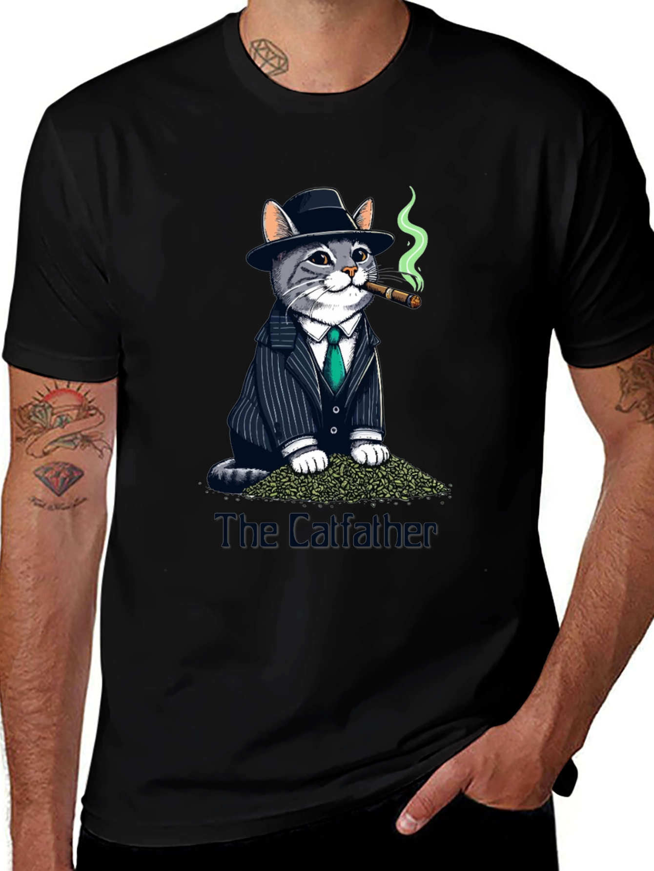 Variant 27 of The Catfather T-Shirt