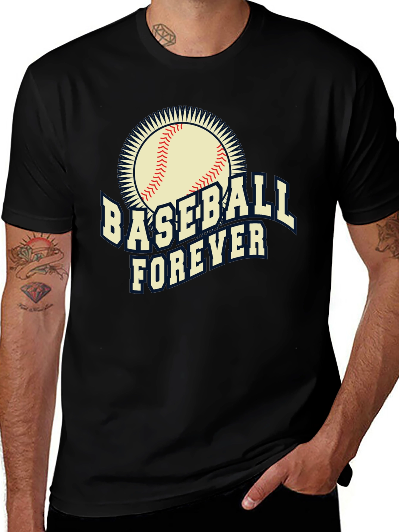 Variant 30 of Baseball Forever Graphic Tee