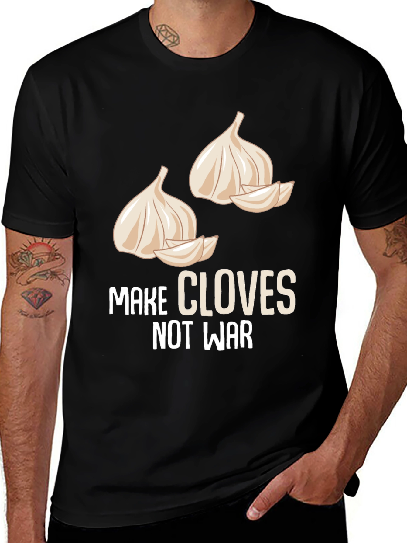 Make Cloves Not War Graphic T-Shirt