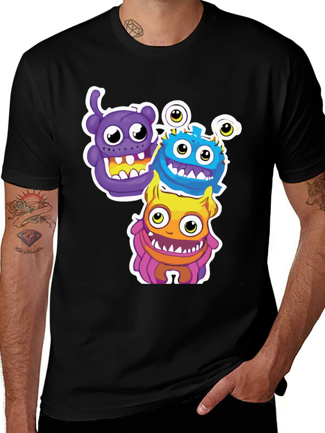 Variant 24 of Monster Stack Graphic Tee