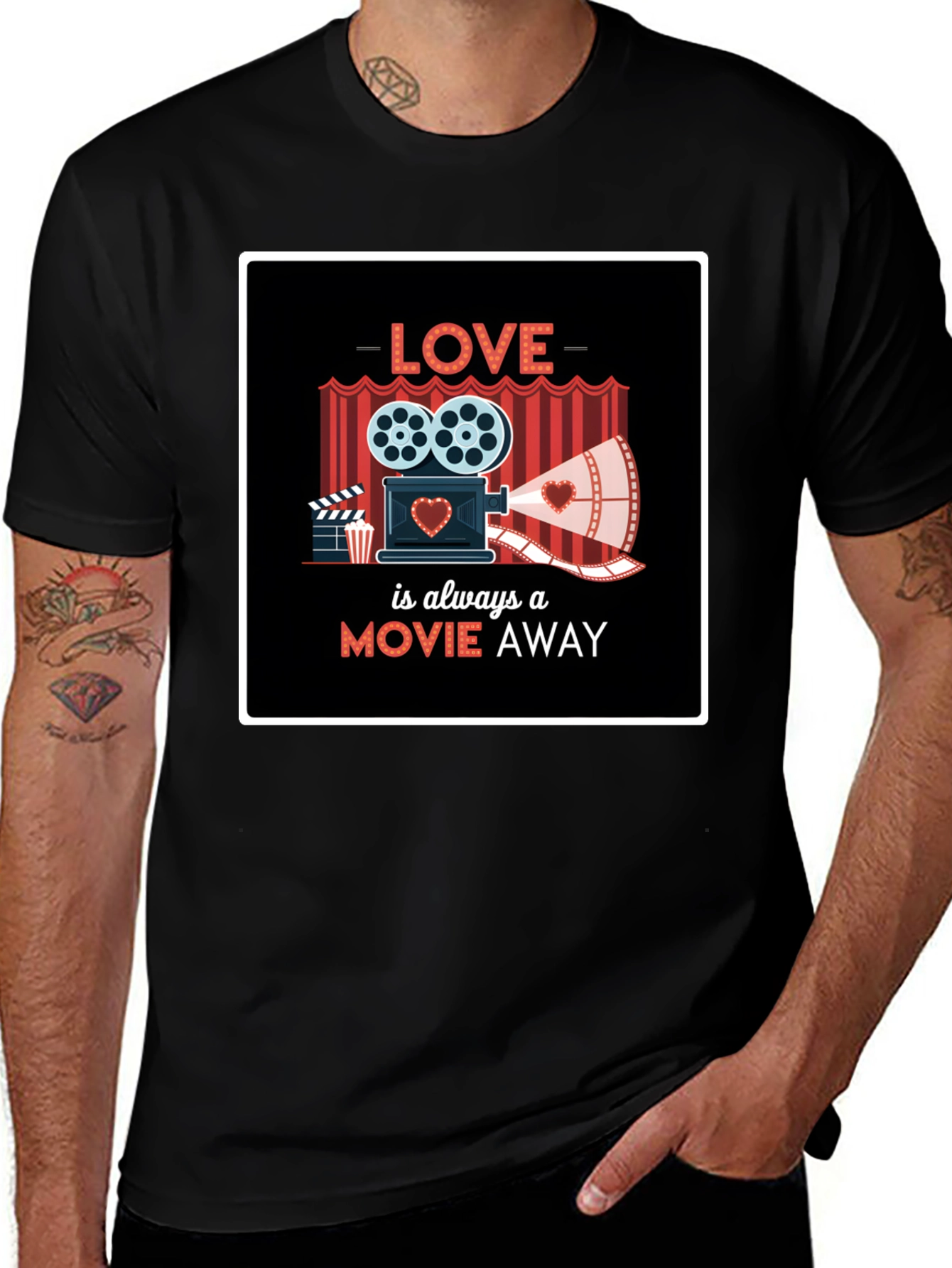 Love is Always A Movie Away T-Shirt
