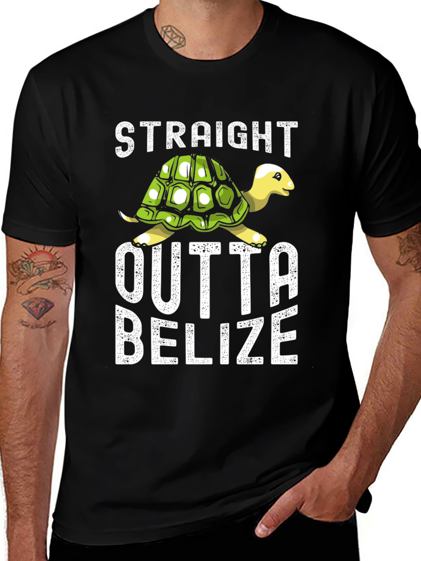 Straight Outta Belize Turtle T-Shirt