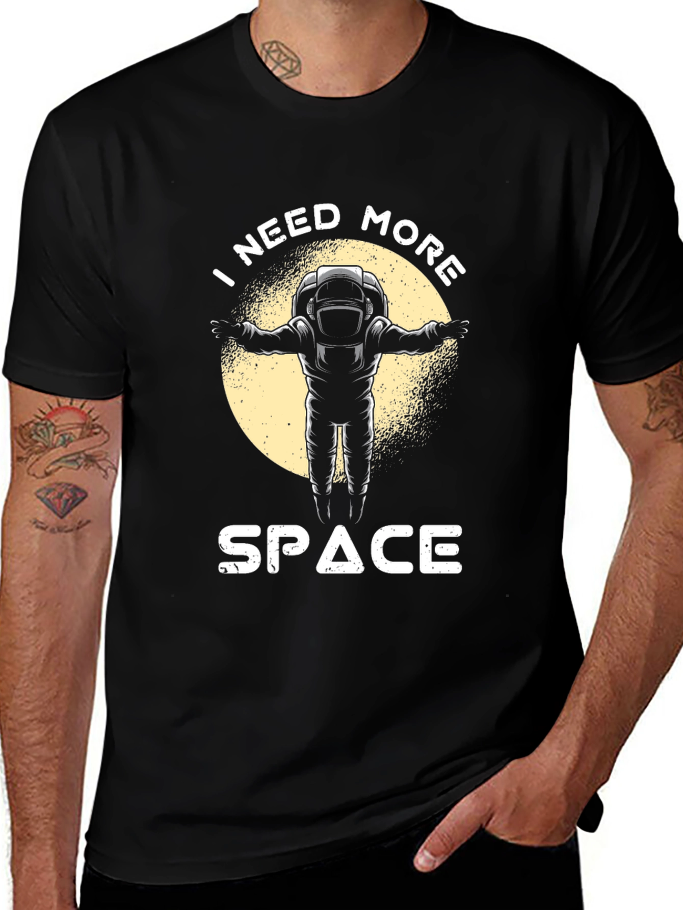 I Need More Space T-Shirt Astronaut Graphic Tee