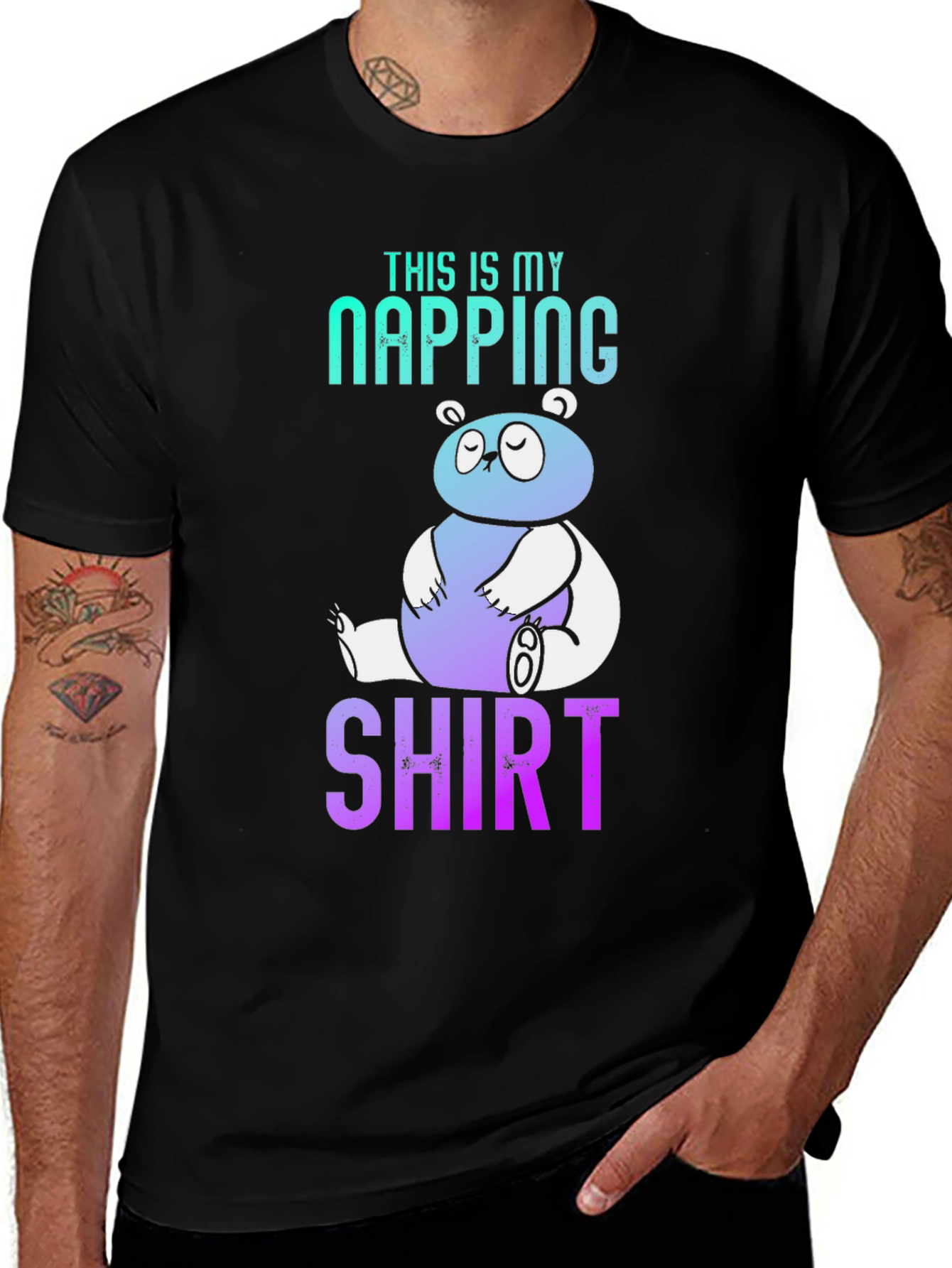 Variant 24 of Napping Shirt - Panda T-Shirt - Funny Sleep Tee