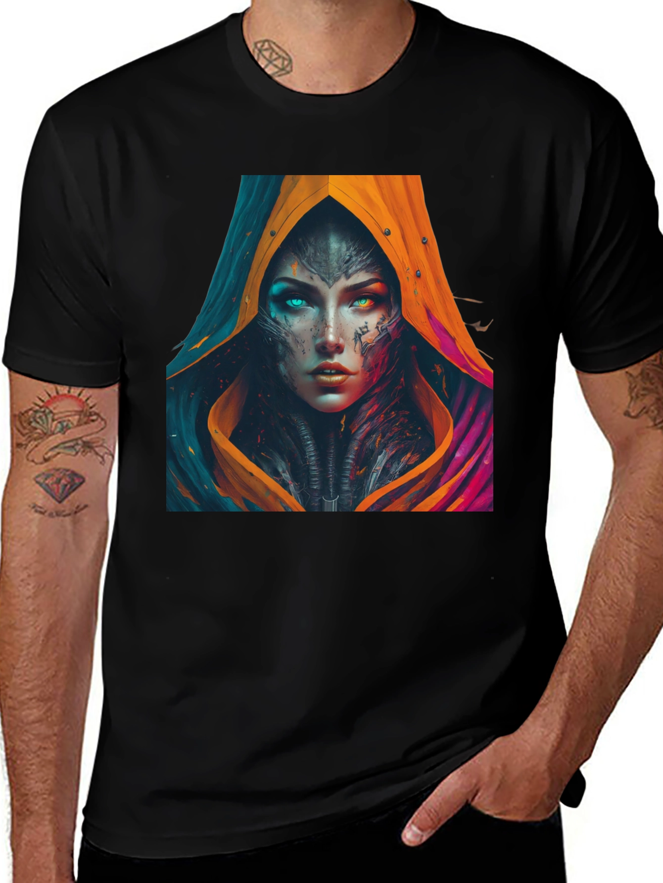 Variant 21 of Cyberpunk Warrior T-Shirt