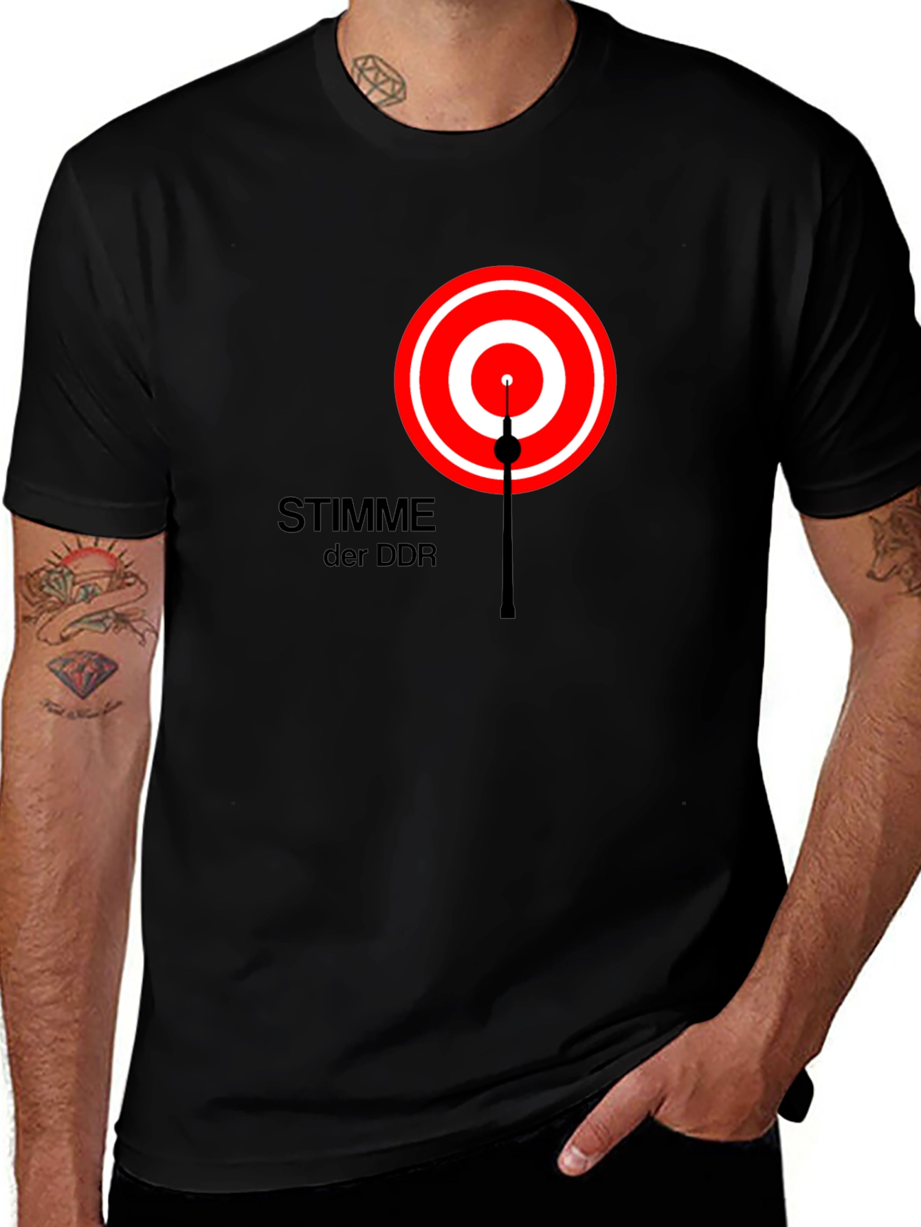 Variant 22 of Stimme der DDR Berlin TV Tower T-Shirt