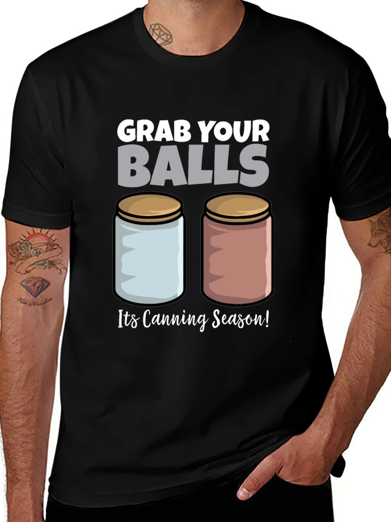Variant 23 of Grab Your Balls Canning Season T-Shirt