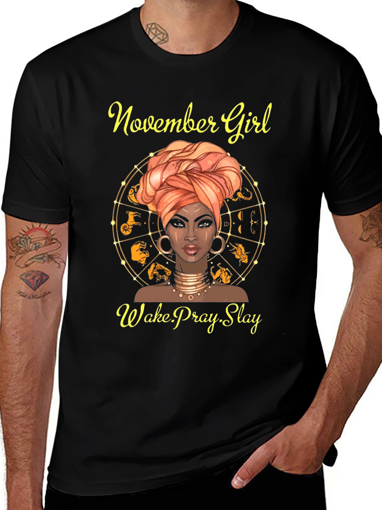 Variant 7 of November Girl Zodiac T-Shirt