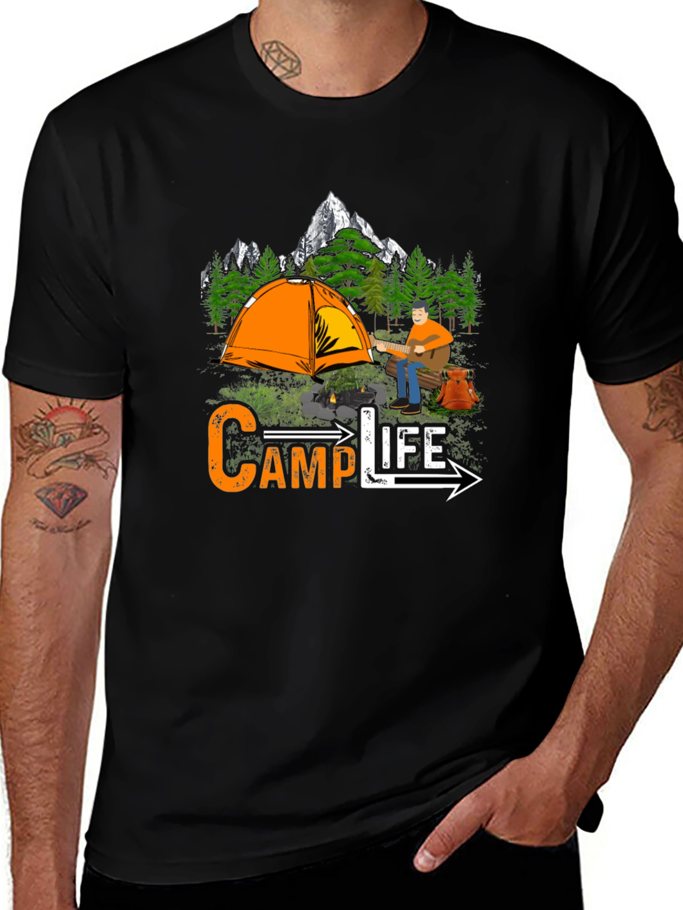 Camp Life T-Shirt - Outdoors Adventure Tee