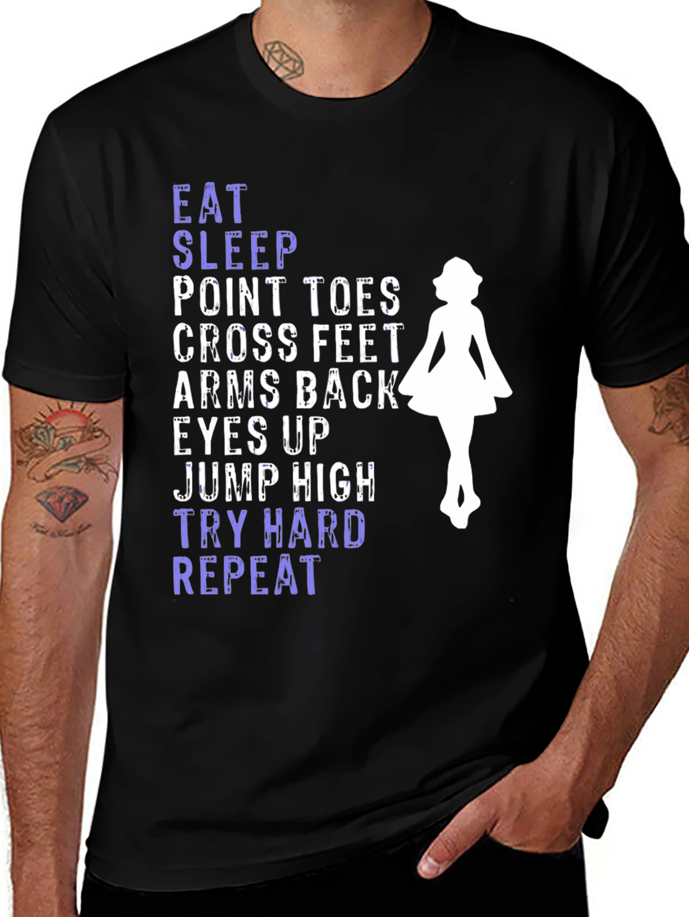 Dance T-Shirt: Eat, Sleep, Dance, Repeat