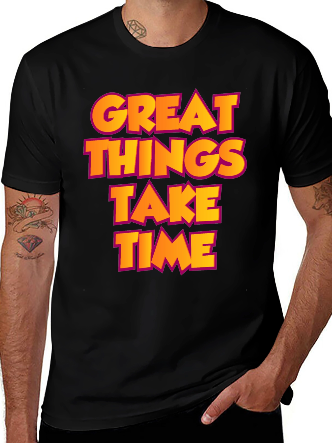 Variant 11 of Great Things Take Time Graphic Tee