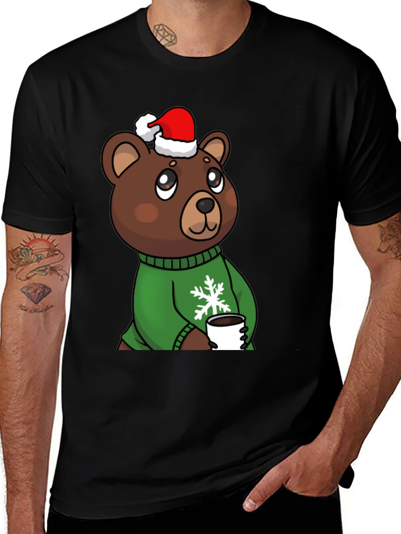 Variant 15 of Festive Bear T-Shirt: Holiday Cheer