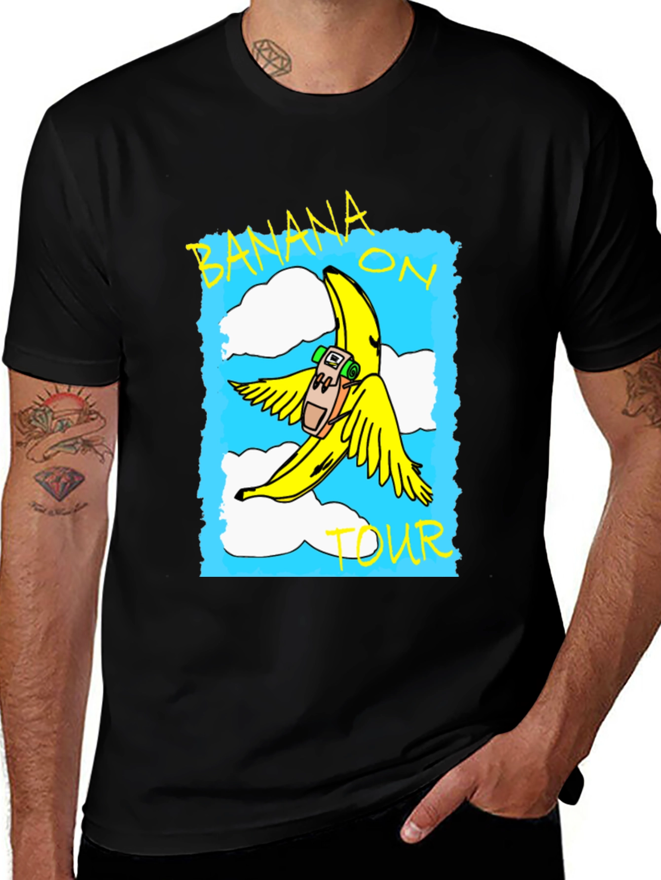 Variant 11 of Banana On Tour Graphic T-Shirt