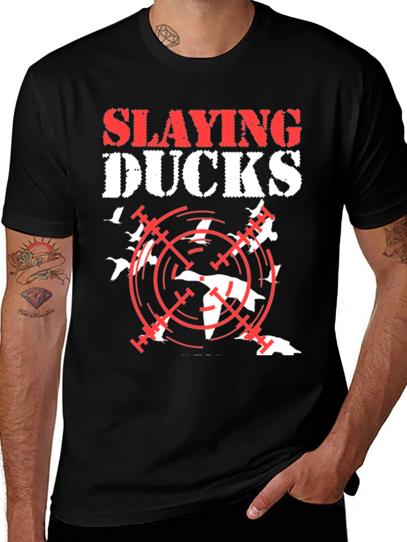Variant 10 of Slaying Ducks Graphic Tee - Hunting Season
