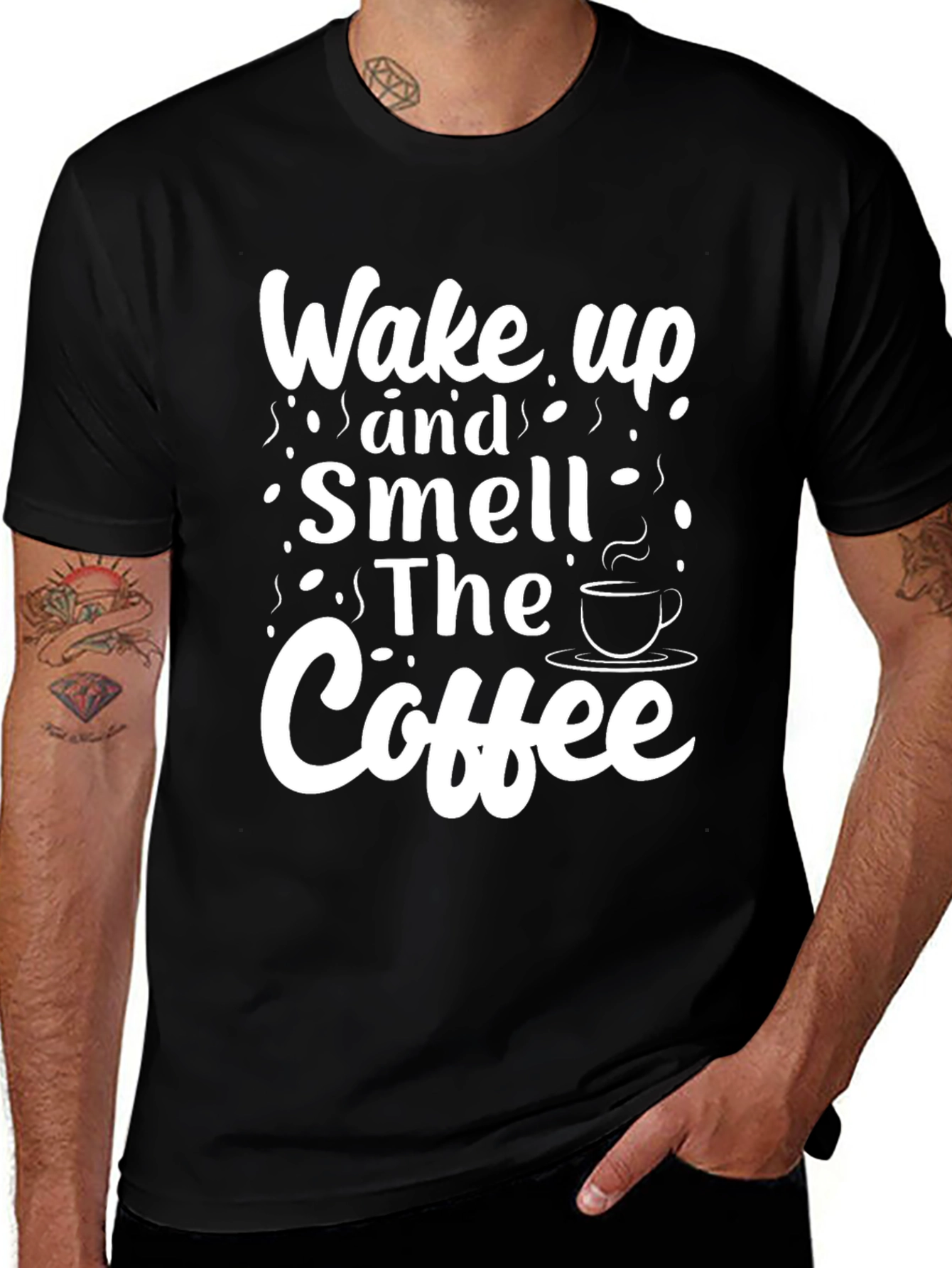 Variant 19 of Wake Up and Smell the Coffee Graphic Tee