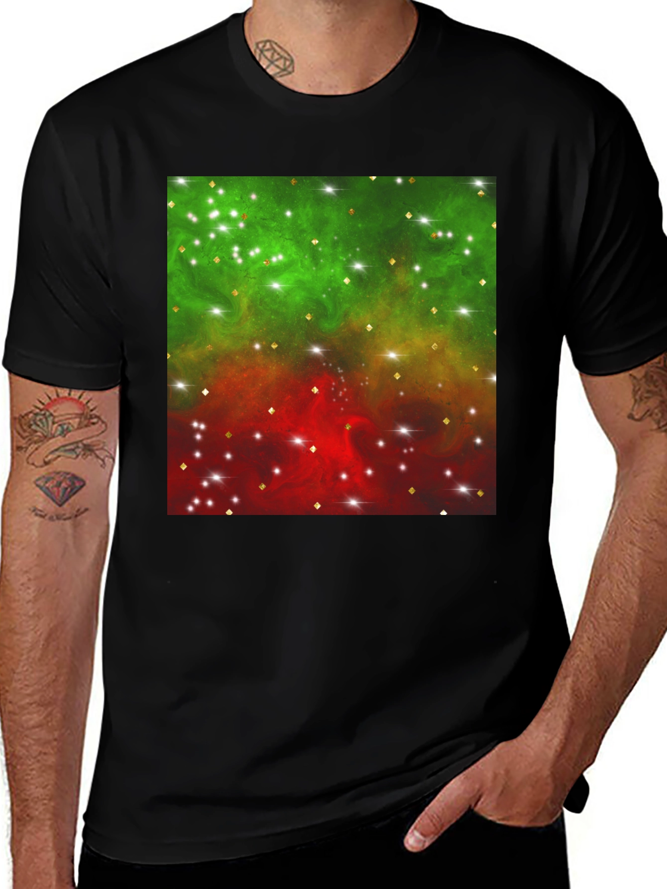 Variant 22 of Galaxy Sparkle Tee